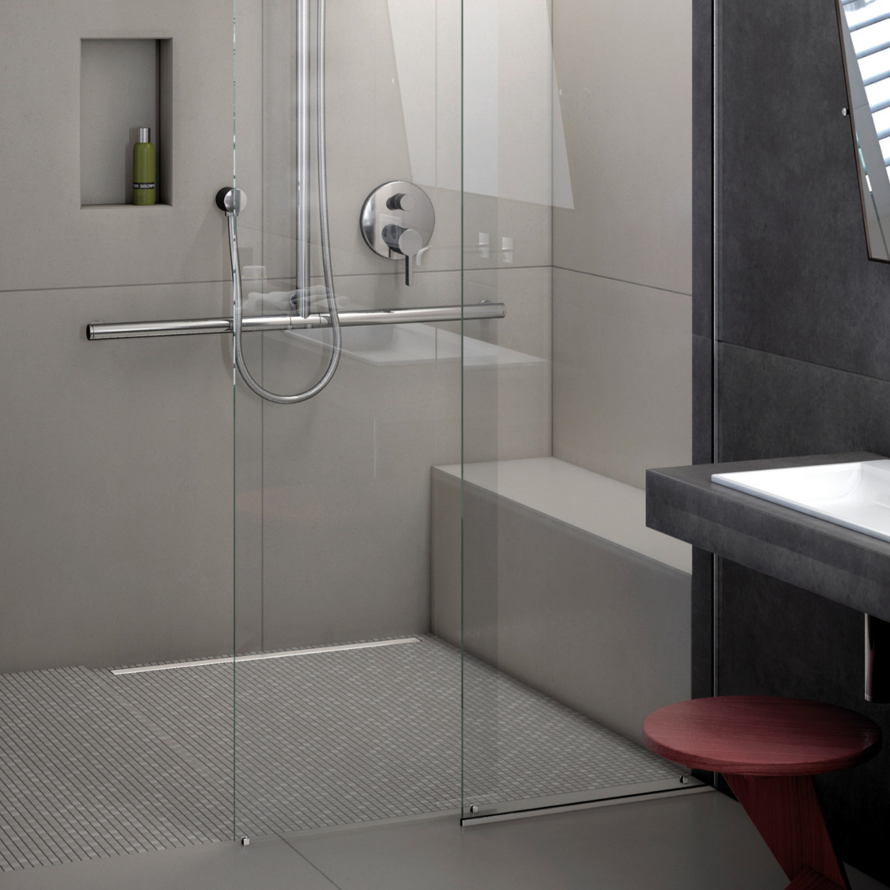 Wedi Fundo Plano Linea Shower Tray